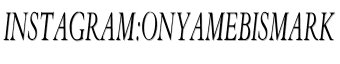 Instagram:onyamebismark