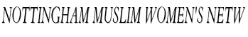 Nottingham Muslim women's Netw