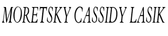 Moretsky Cassidy LASIK