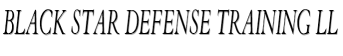 BLACK STAR DEFENSE TRAINING LL