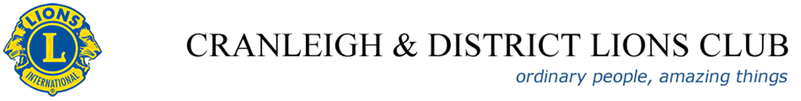 Cranleigh Lions Ticket Sales