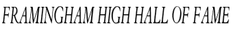 Framingham High Hall of Fame