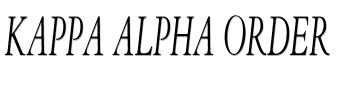 Kappa Alpha Order