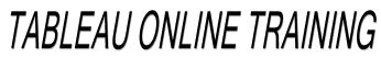Tableau online training